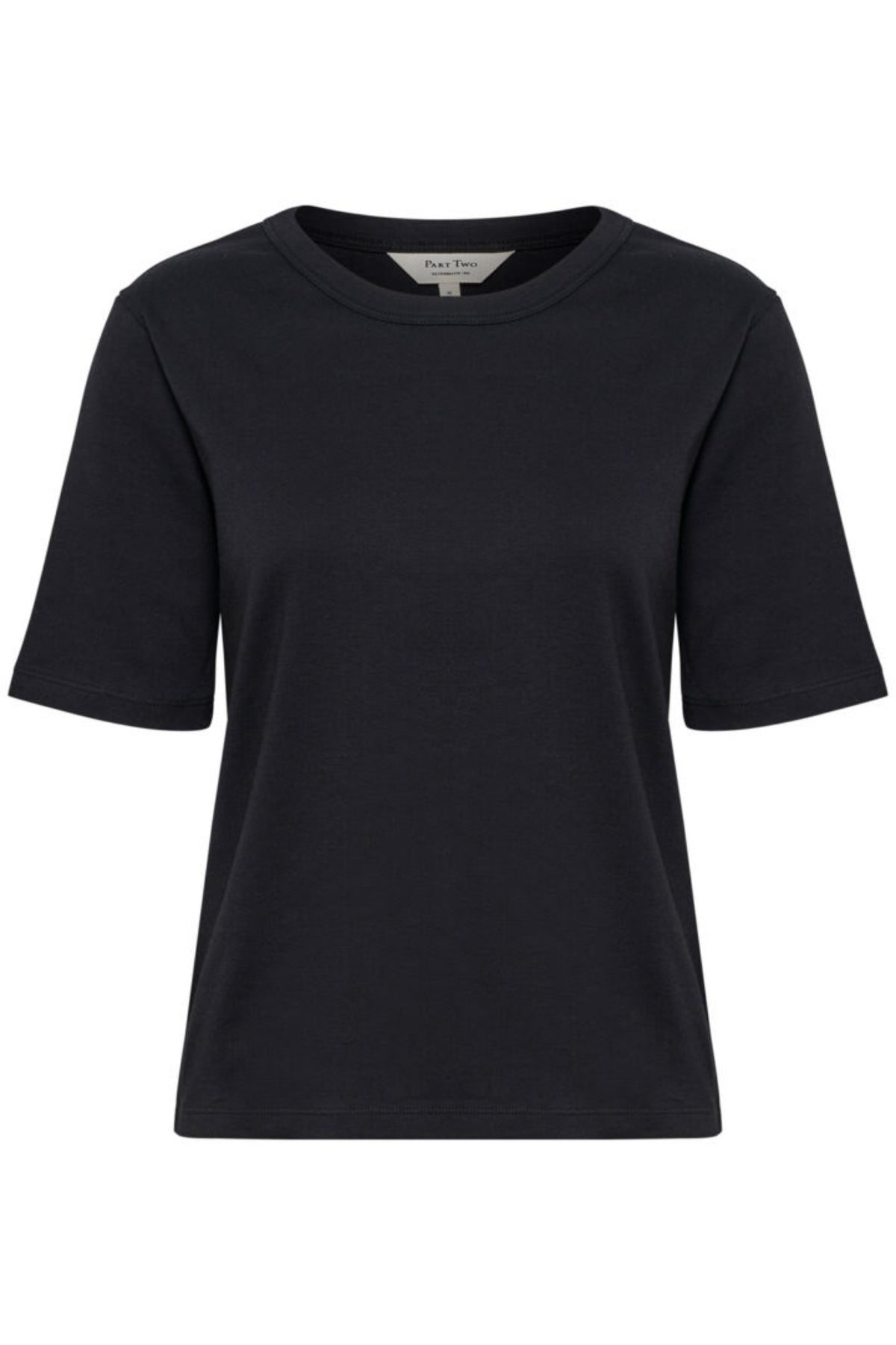 PART TWO RATANA T SHIRT RUND HALSSV – Svart