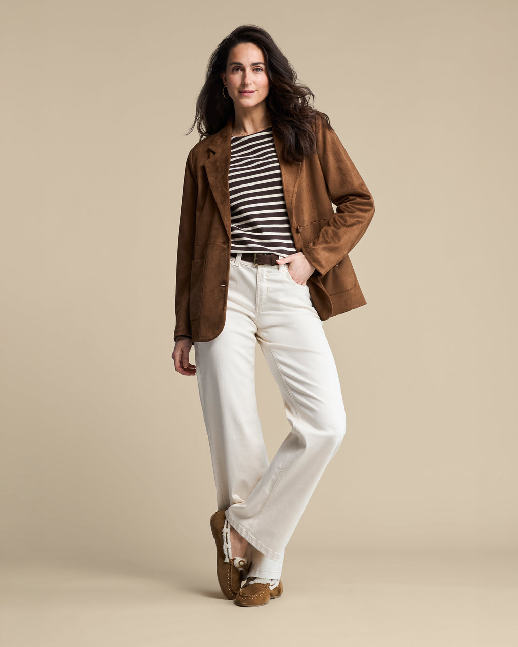 Colette & Belt washed twill