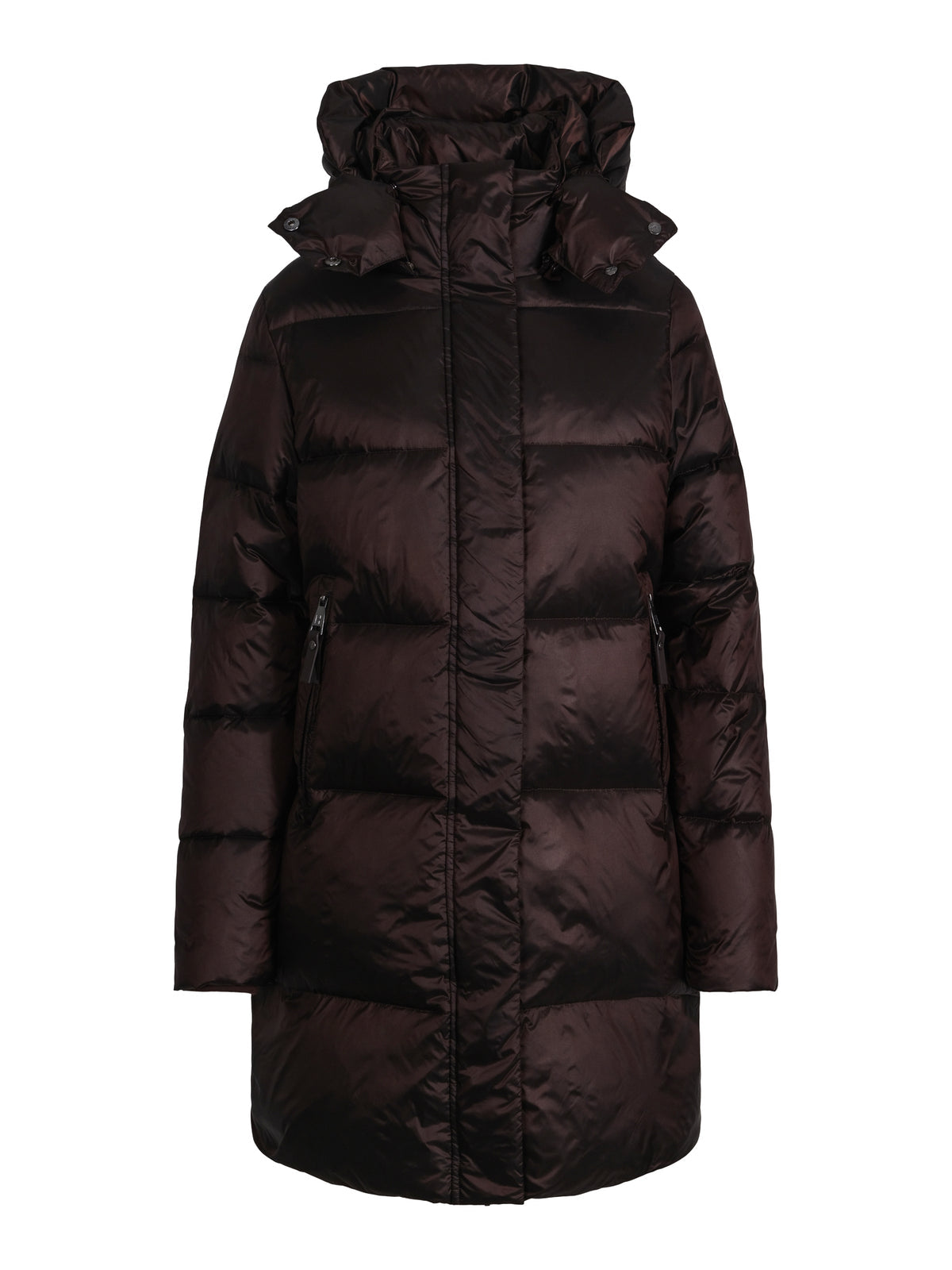 Long Hooded down Jacket Dunjakke