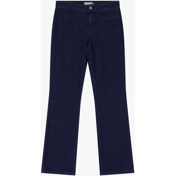 Please New Fine Original Denim jeans i blå denim til dame