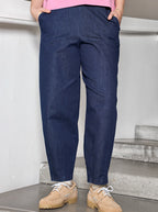 Black Colour Denice barrel-bukse i denim til dame – bilde 3