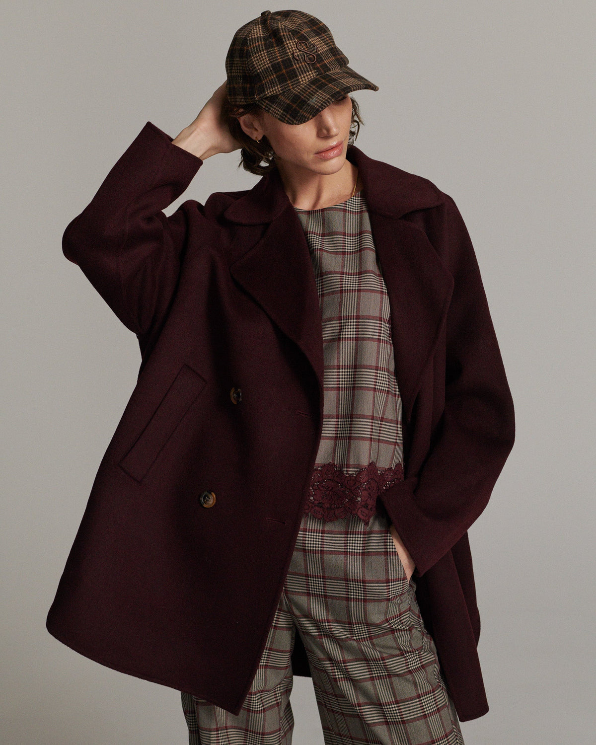 Caps ruter flanell