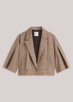 Blazer check short