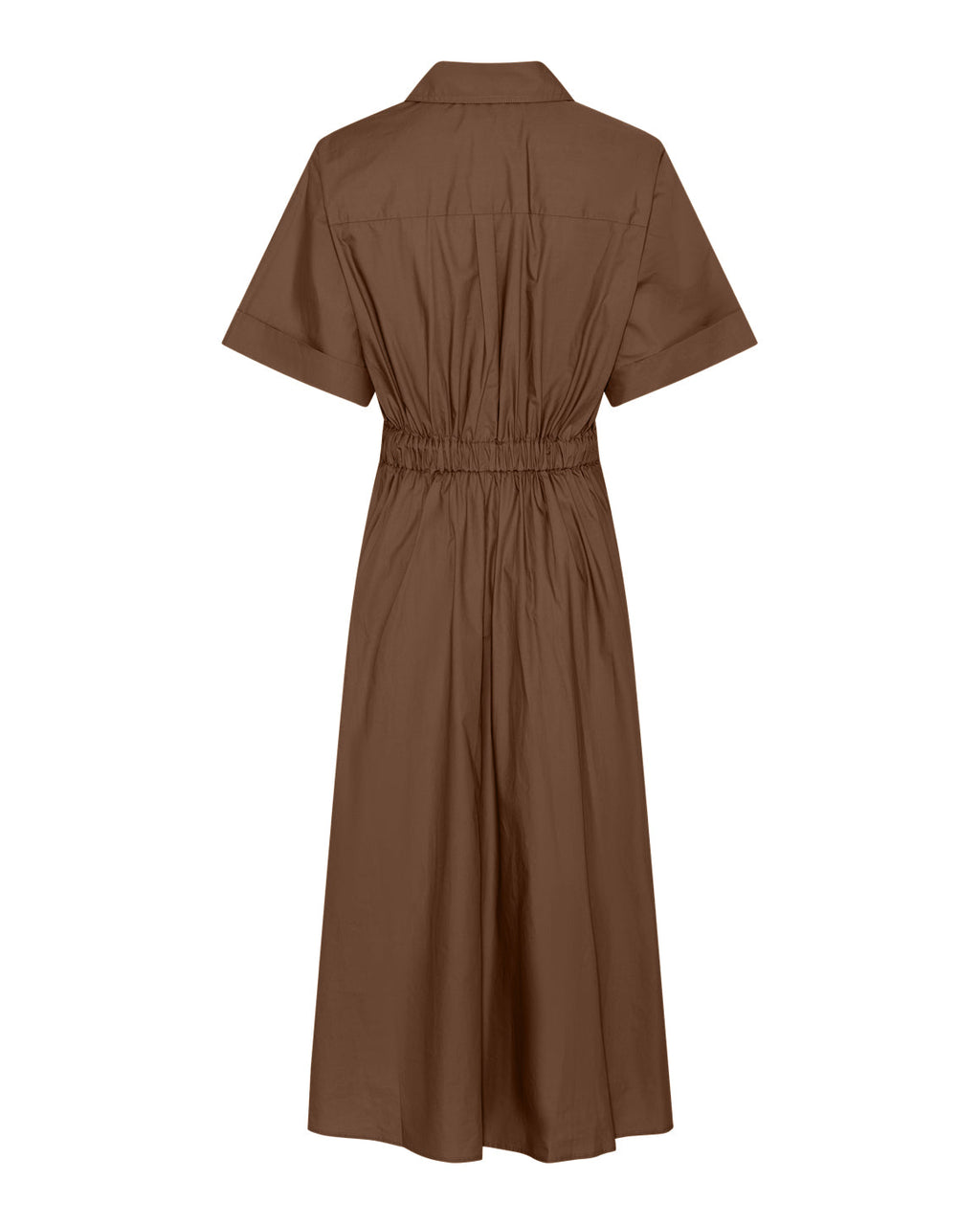Pia Dress med kort arm – LR1776 - Dark Brown - Extra 3.jpg