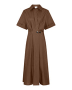 Pia Dress med kort arm – LR1776 - Dark Brown - Extra 2.jpg