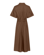Pia Dress med kort arm – LR1776 - Dark Brown - Extra 3.jpg