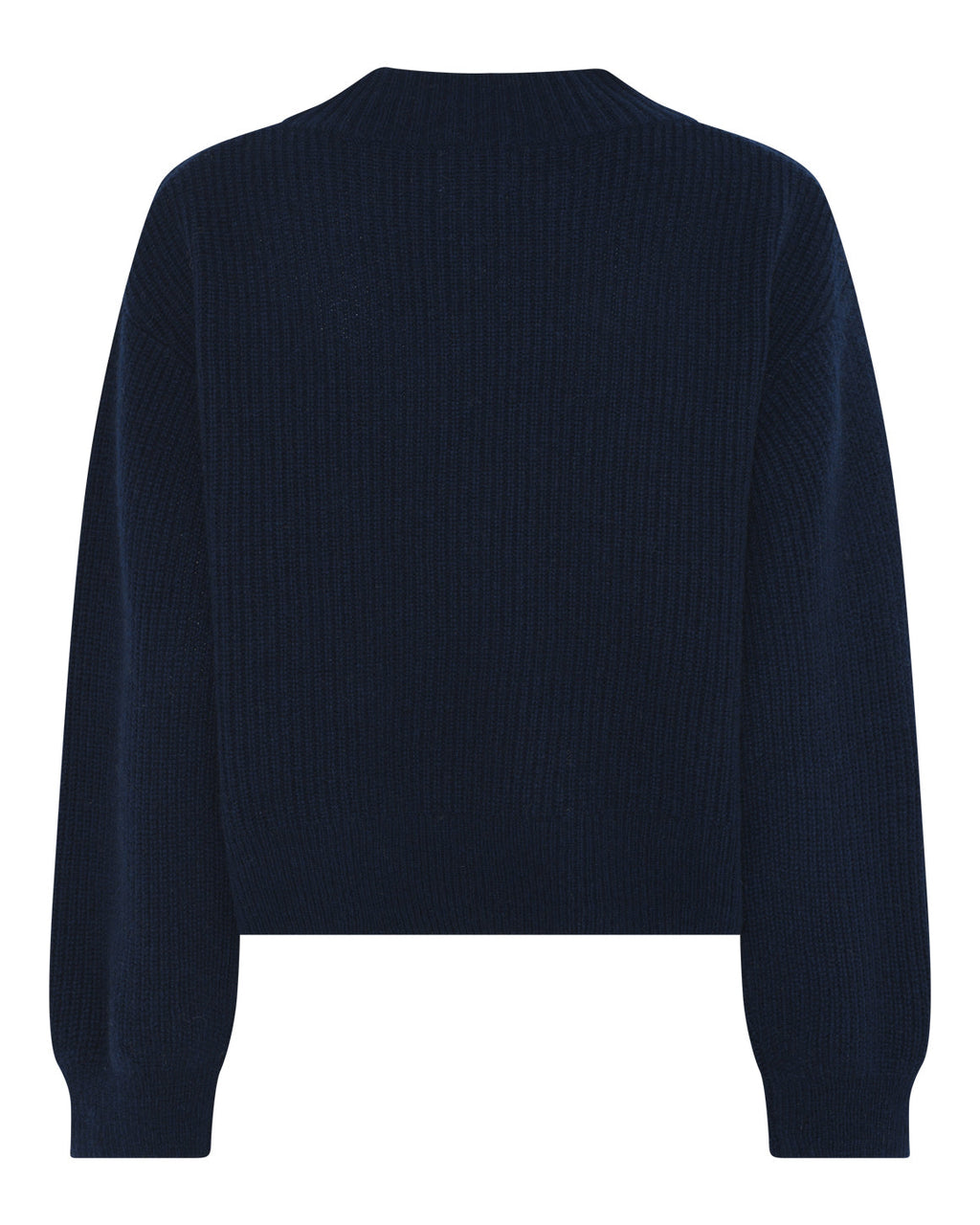 Sisse Knit Ullgenser med jakdun – LR1656 - Navy Melange - Extra 2.jpg