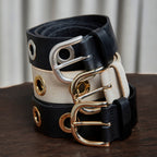 Depeche Jeans belt Belte – Cool_jeans_leather_belt_decorated_with_large_eyelets-Belts-13702-011_Sand-6.jpg