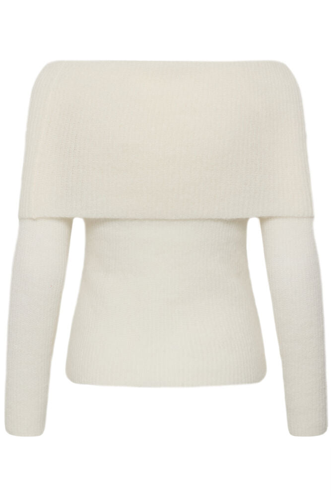 Part Two Doret Pullover i ecru, sett bakfra
