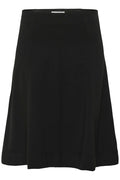Part Two Violy Skirt – sort strikket skjørt i knelengde til dame, sett forfra